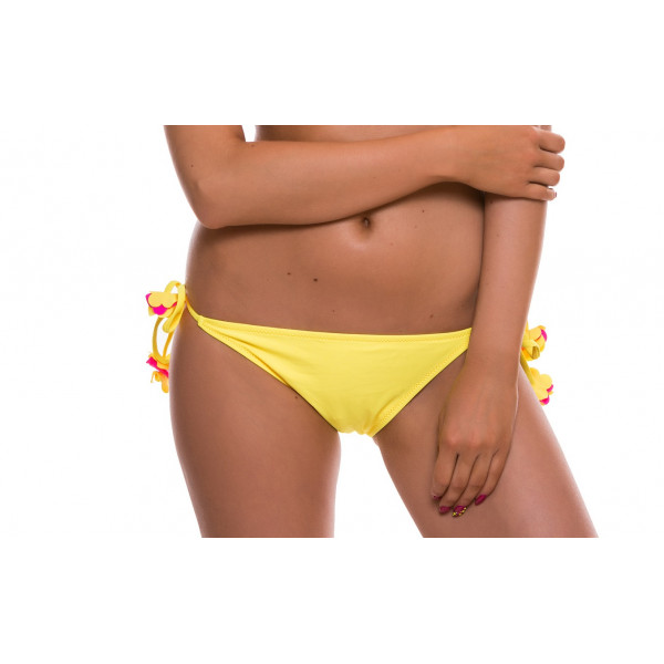 Dół od stroju kąpielowego żółto-różowy RELLECIGA Marianne 3D | WYPRZEDAŻ